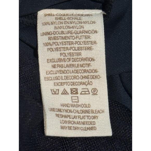 Free People Blouse Womens Small Black Lace Sheer Ruffle High Neck Long Sleeve - Picture 7 of 8